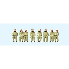 Preiser 10769 Firefighters in Modern Work Clothing