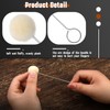BUTUZE Wool Daubers Wool Daubers Ball Brush Leather Dye Tool