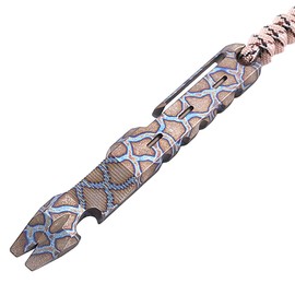 Titanium Pry Bar EDC Pry Tool with Bottle Opener and Pocket Clip
