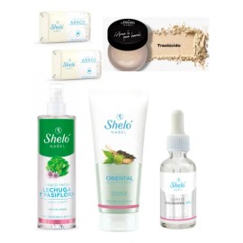Kit Skin Care Piel Grasa Y Sensible Matifica Brillo Shelo Na
