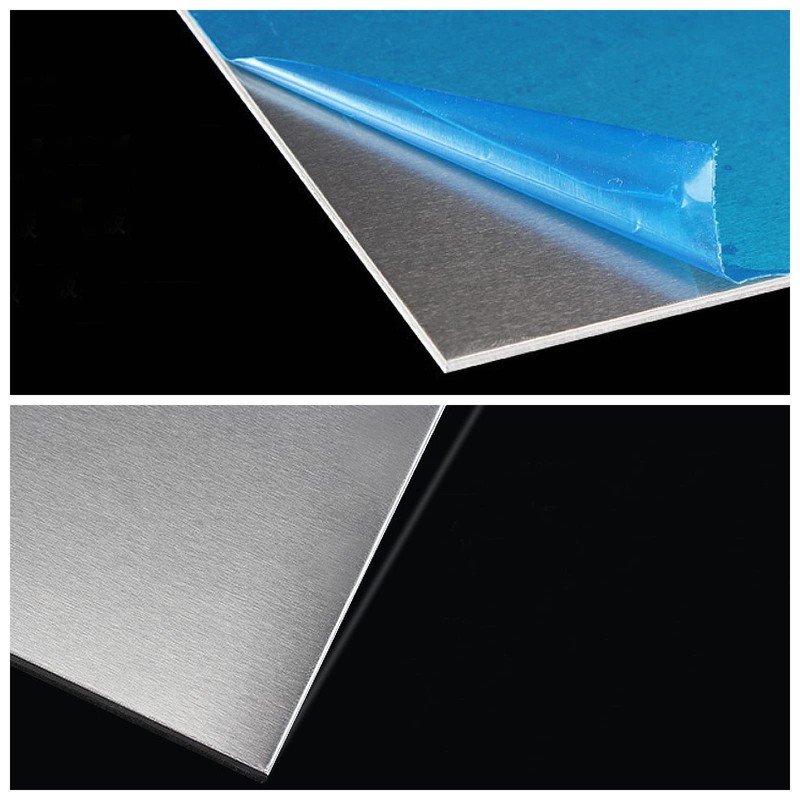 BENECREAT 10 Pcs 100x100mm Aluminum Panel Plate with Protective Film