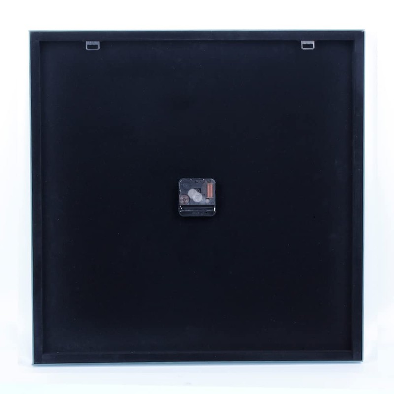 CUYOU Decor Crushed Diamond Mirror Wall Clock with Crystal Decorations