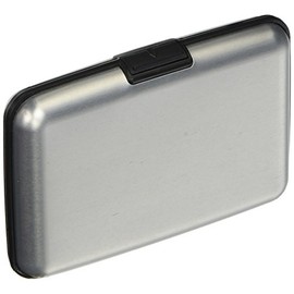 E-ONSALE Aluminum RFID Blocking Credit Card Holder for Men & Women, Cool Slim Metal Business Card Case (Silver)