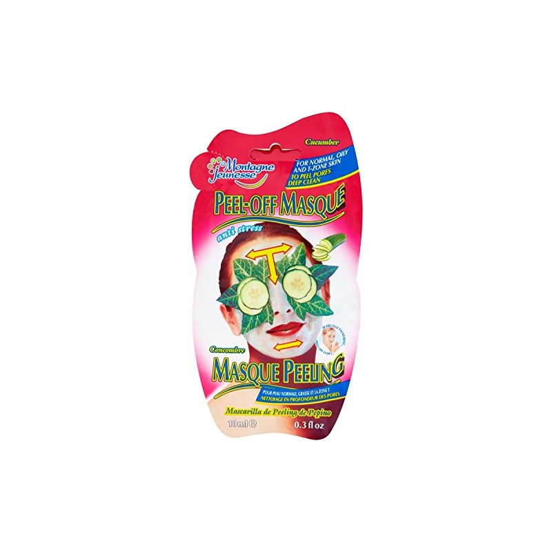 3 Sachets of Montagne Jeunesse 7th Heaven Peel-Off Face Mask