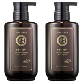 Daenggi Meori Original New Gold Hair Loss Shampoo, 500ml, 2 pcs / 댕기머리 오리지널 뉴골드 탈모 샴푸, 500ml, 2개