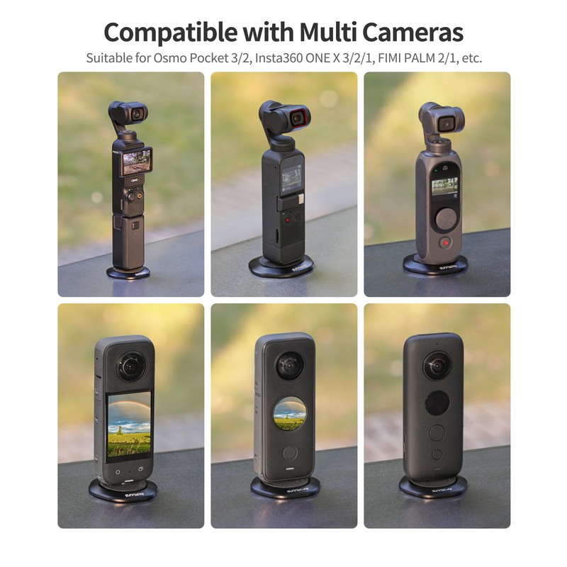 MAXOLA Metal Magnetic Suction Base Universal Extension Adapter Base for