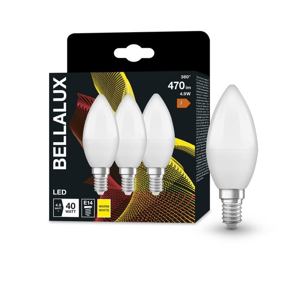 Ledvance BELLALUX LED Lampe fr E14-Sockel, matte Optik ,Warmwei? (2700K),