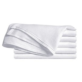 Clips N Grips® Birdseye Flatfold Cloth Diapers, 12 Count (White)