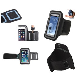 DFV Mobile Professional Cover Neoprene Waterproof Wrapa Round Bracelet Sport with Buckle for = > Unnecto Drone XS > Black