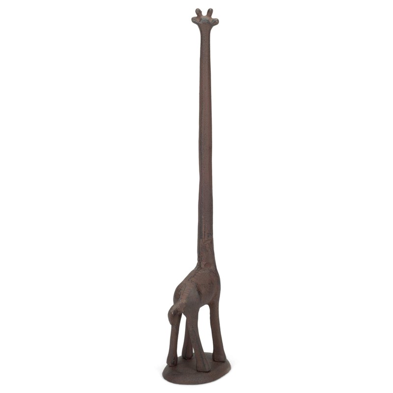 47th & Main Cast Iron Paper Towel Holder, 17-Inches Tall,
