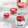 APIELE 22mm Metal Emergency Stop Push Button Swicth Latching 12V-250V