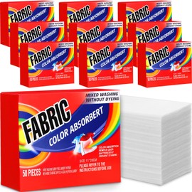 500 Pcs Color Absorber Laundry Sheets Color Dye Guard Sheets for Laundry Prevent Runs or Bleeds Fragrance Free Trapping for Home Apartment