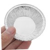 ABOOFAN 200Pcs Foil Egg Tart Molds Baking Supplies for Individual