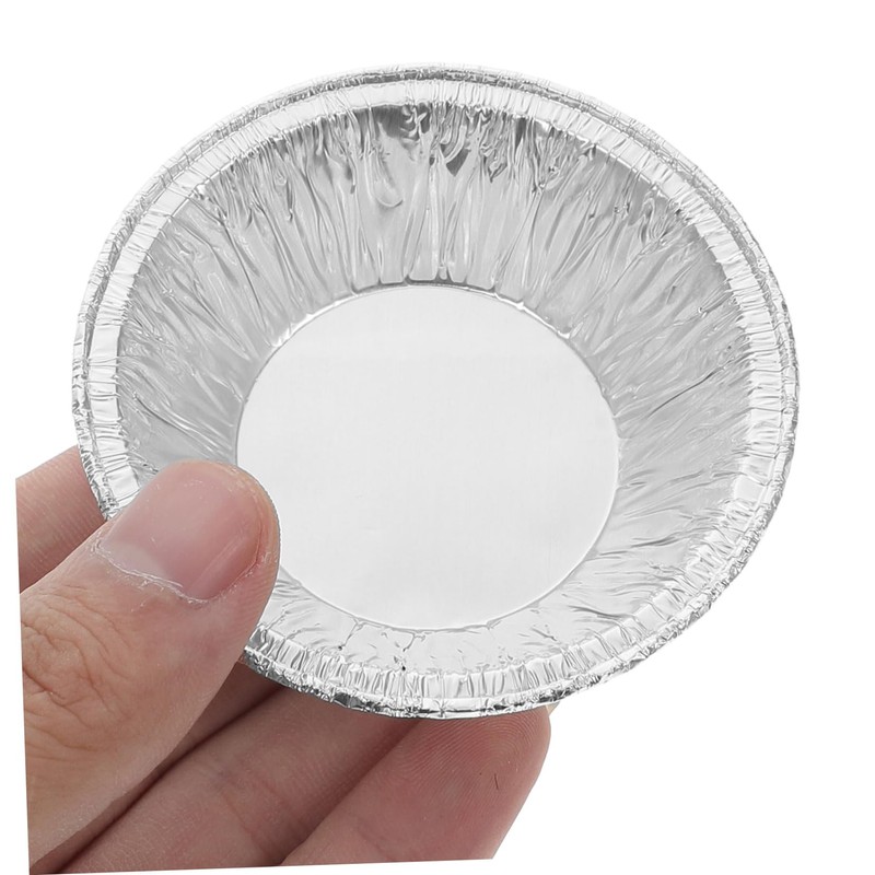 ABOOFAN 200Pcs Foil Egg Tart Molds Baking Supplies for Individual
