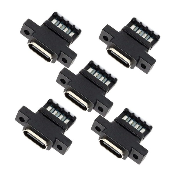 chenyang 5 Pack USB C DIY Connector, USB C 6Pin