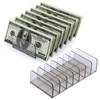Hipiwe 2 Packs Mail Organizer Plastic Cash Tray for Desk