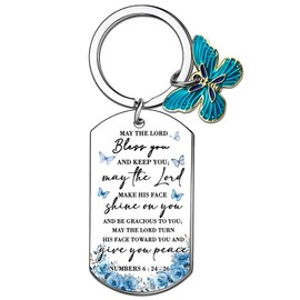 Christian Keychains for Women Christian Gifts for Women Faith Religious Easter Gift Christmas Birthday Gift for Her Religious Keychain for Sister Friends