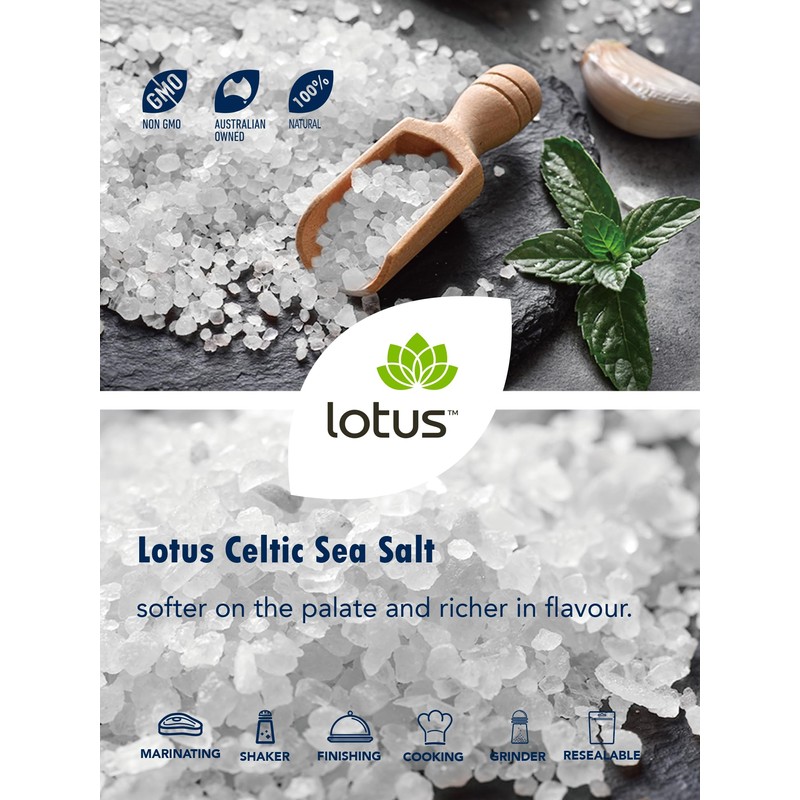 Lotus Coarse Celtic Sea Salt 500 g