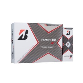 Bridgestone Tour B X 2020 Model Golf Ball, 12 Balls, White (Corporate Mark)