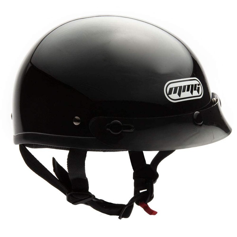 MMG Half Open Face Helmet Motorcycle Cruiser Classic DOT -