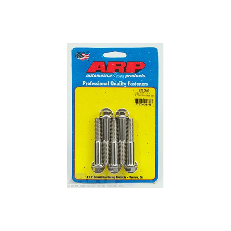 ARP (624-2500) Hex Bolt, Stainless Steel