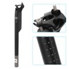 Black Lightweight Carbon Fiber Bike Seat Post Mountain Road Bikes