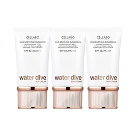 Celabo Water Dive Skincare Sun Cream Season 3 60g x3 / 셀라보 워터 다이브 스킨케어 선크림 시즌3 60g x3