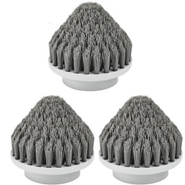 UHETLET 3 Stück Kegelbürstenköpfe Reinigungsbürste Ersatzbürsten Reinigungsgerät Zubehör Electric Cleaning Brush Reinigungsbürste Elektrisch Scheuersaugmaschine Fugenreiniger für die Reinigung Ecken