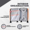 Spyder Matrix 25 Inch Expandable Hardside Upright Suitcase with 360°