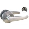 Gray Push Button Door Handle Lever Lock Replacement