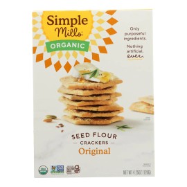 UD_Simple Mills Original Crckr Seed Flr Case of 6-4.25 oz Grain Snacks