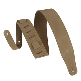 Levy's Leathers 2 1/2" Suede Guitar Strap with Suede Backing - Adjustable from 38" to 51"; Sand (MS26-SND)