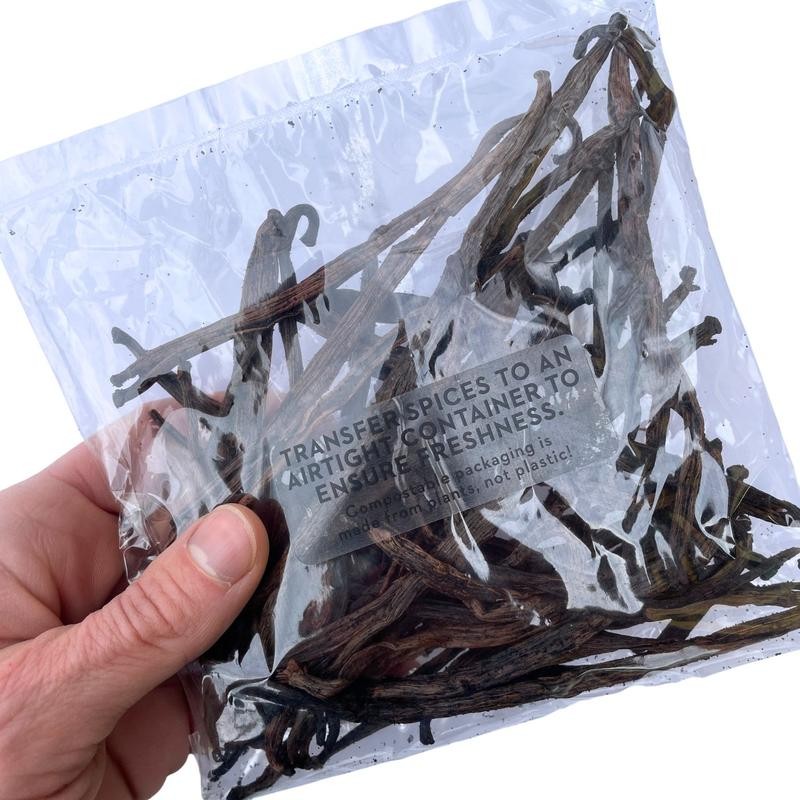Vanilla Bean Splits for Extract (47 grams) - Origin Madagascar