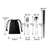 Cutlery Set, Stainless Steel, 3-Piece Set, For Camping, Outdoors, Solo