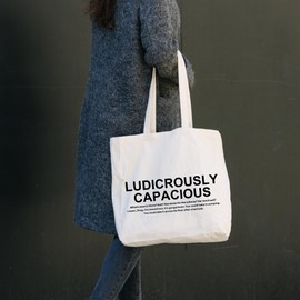Be Buz Succession Ludicrously Capacious Cotton Tote Bag Gift for Friends Gift for him her Reusable Casual Bag for Work Shopping Travel