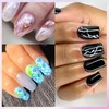 LoveOurHome 30 Sheet Flower Tranfer Nail Foils Sticker Decorations, Holographic