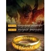 Dtup Anillo Único Tolkien Brilla En La Oscuridad C/cadena Hobbitt