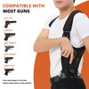 Shoulder Holster for Concealed Carry - Adjustable, Elastic, Universal Gun