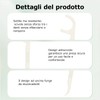 75 Filo Interdentale alla Menta per la Cura dei Denti,