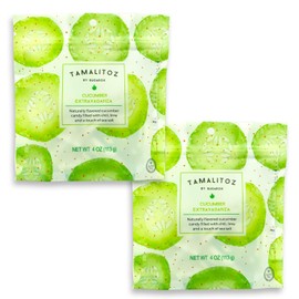 Tamalitoz Cucumber Hard Candy Filled with Chile, Lime and Sea Salt, Cucumber Extravaganza, pack of 2