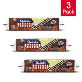 M.Y. San SkyFlakes Cracker Sandwich, Tsokolate (Chocolate) Flavor, 10 Count, 10.58 oz (300g), 3 Pack