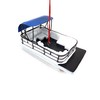 Pontoon Boat Christmas Ornament