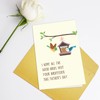 Supoeguk Funny Bird Feeder Father's Day Card, Cute Father's Day