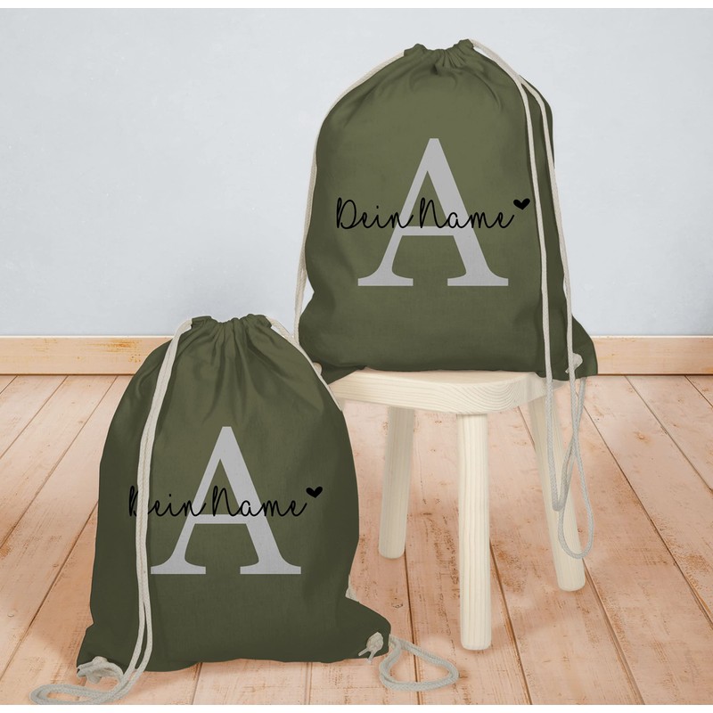 Geschenk mit Namen personalisiert by Shirtracer - Gym Bag Backpack