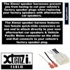 Xtenzi 2 Pair Car Speaker Harness Set Compatible with Ford