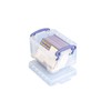 Really Useful Plastic Storage Box 0.3 Litre Clear (Pack of