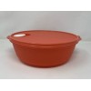 Tupperware Crystalwave Large 3qt Microwave Bowl Coral Microwave Safe New