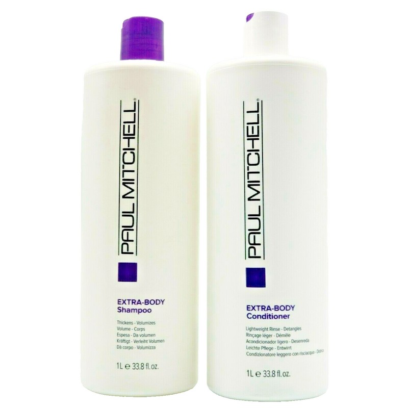 Paul Mitchell Extra Body Shampoo & Conditioner 33.8 oz /