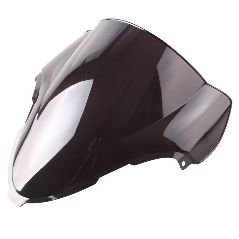 Luckmart Motorcycle Front Windshield Wind screen Double Bubble Compatible for