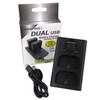 str LP-E6N LP-E6 LP-E6NH LP-E6P Dual USB Charger for Canon